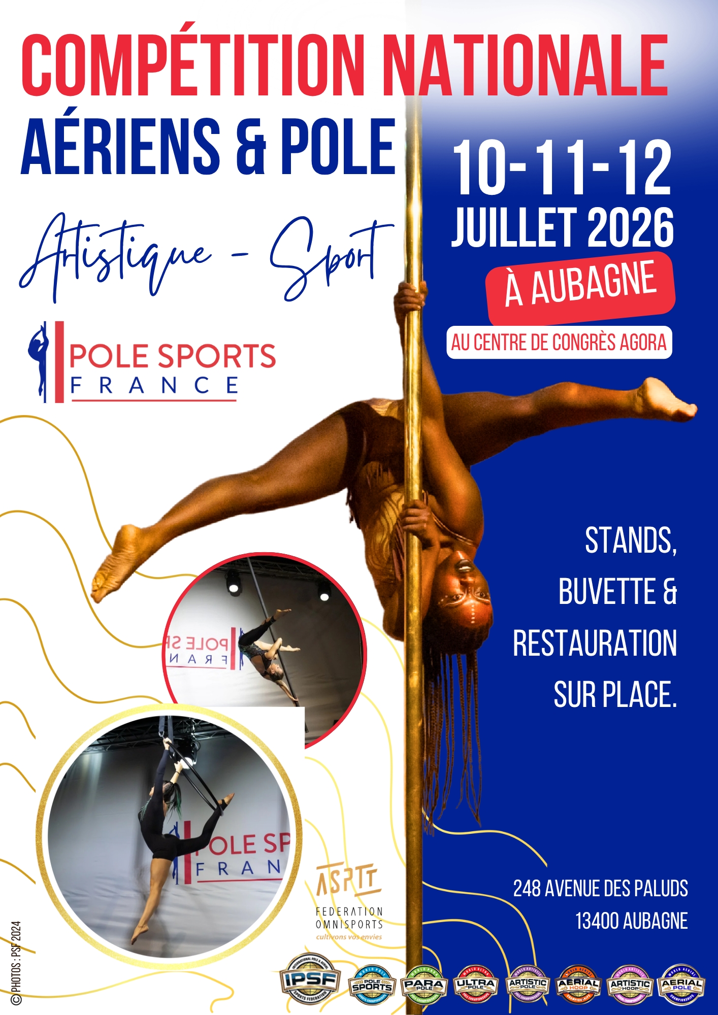 Compétition Nationale Aériens & Pole – Juillet 2026